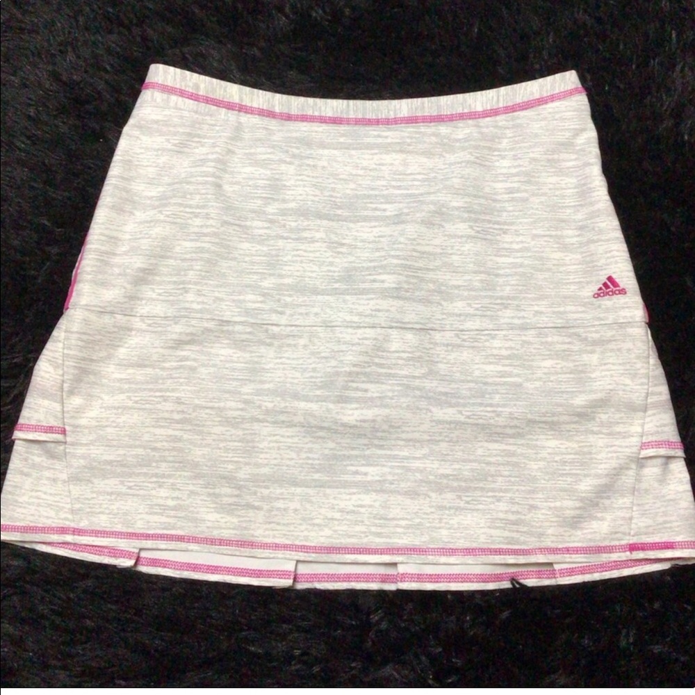 Adidas gray athletic skort